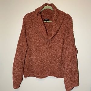 Express Cowl Neck Super Comfy Sweater size L